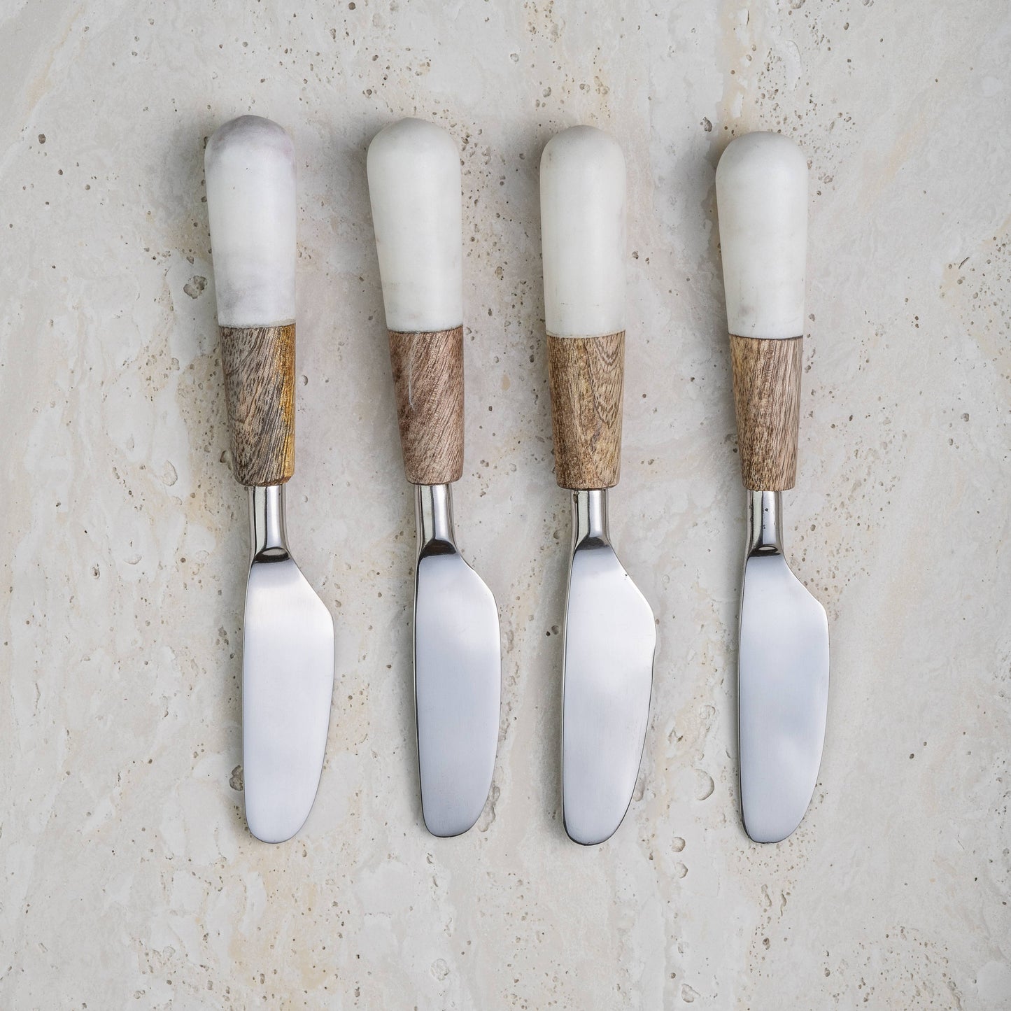 Marble & Wood Spreaders Set