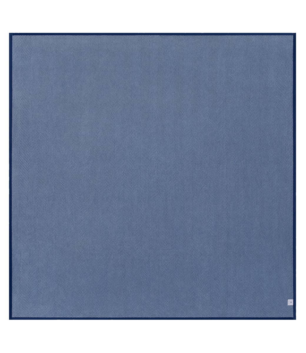 ChappyWrap Harborview Herringbone Navy Blanket