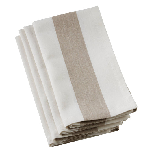 Classic Beige Striped Napkin
