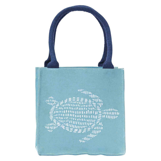 Sea Turtle Itsy Bitsy Reusable Gift Tote
