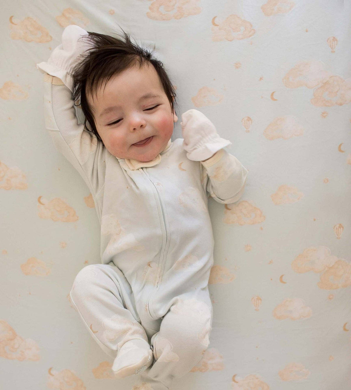 Burt's Bees Baby Good Night Sky Organic Cotton Sleep & Play (Ice Flow)