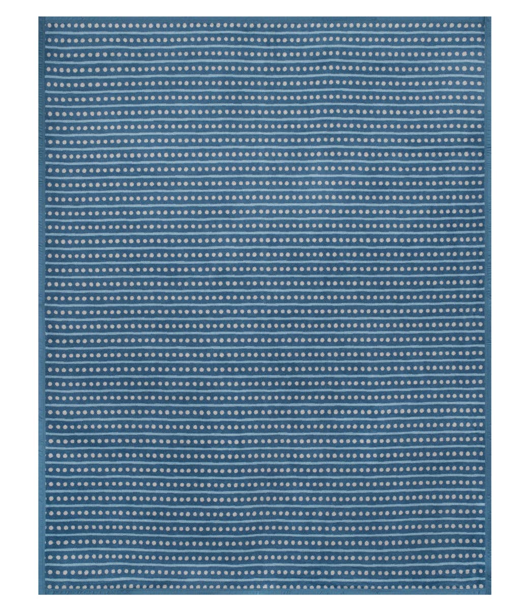 ChappyWrap Beach Pebble Cornflower Blanket
