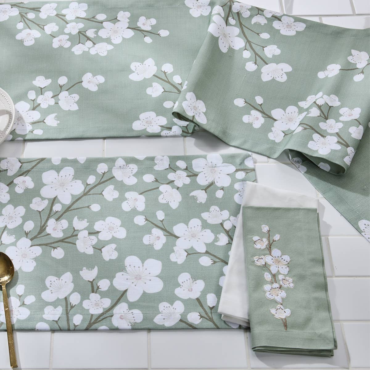 Cherry Blossom Runner 72" L
