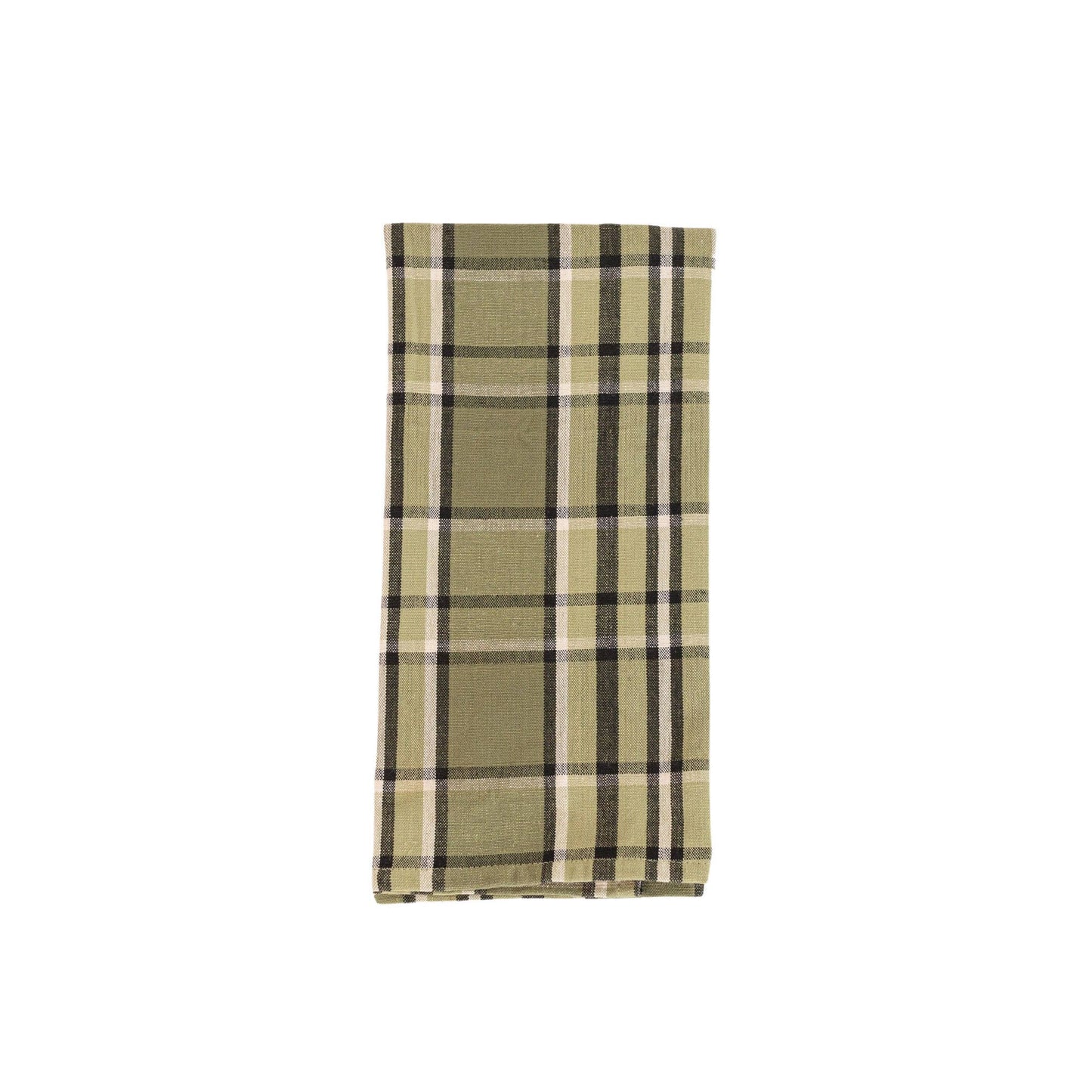 Cabincore Plaid Bagged Towels Green (set of 3)