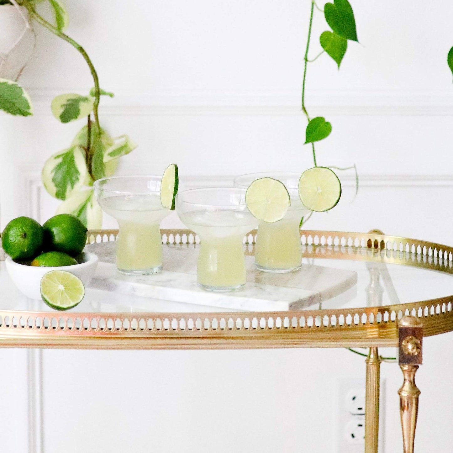 Stemless Margarita Glasses