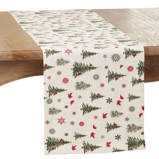 Christmas Tree Runner - Snowflakes Design