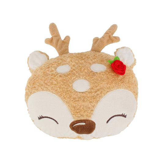 Merry & Bright Comet & Cupid Figural Deer Pillow