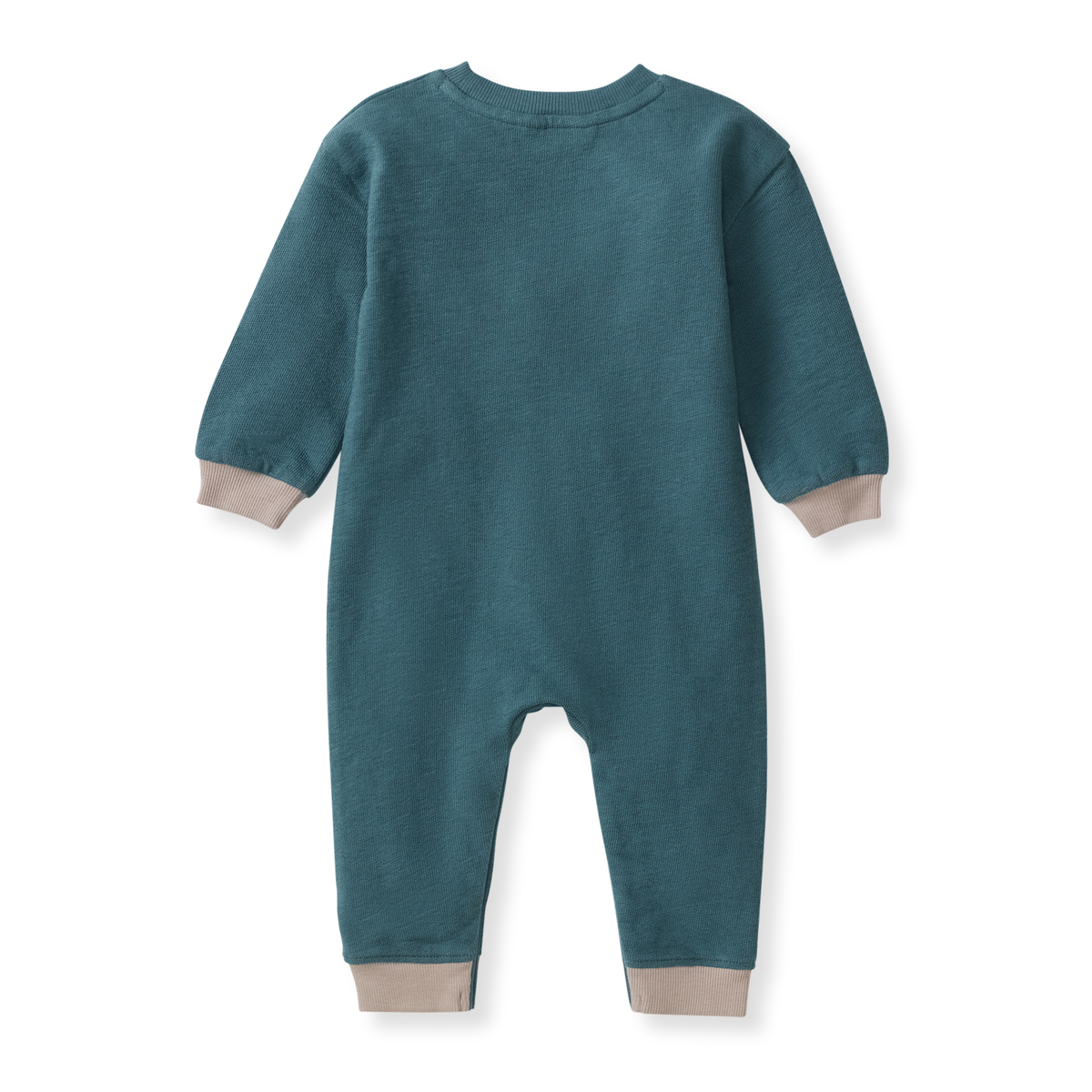 Burt's Bees Baby Textured Knit Baby Boy Jumpsuit