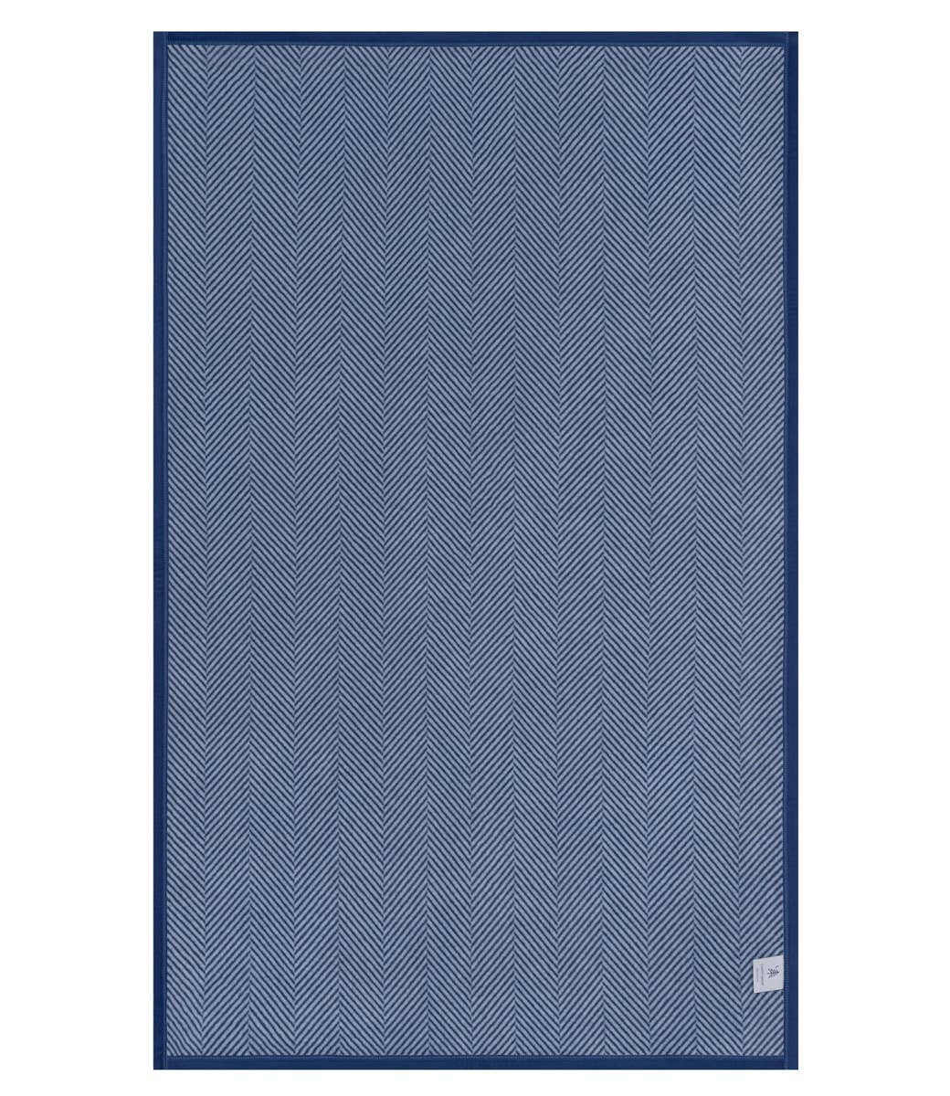 ChappyWrap Harborview Herringbone Navy Blanket