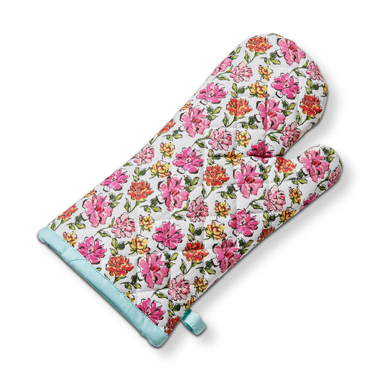 In Bloom Oven Mitt Multi Cotton Spring
