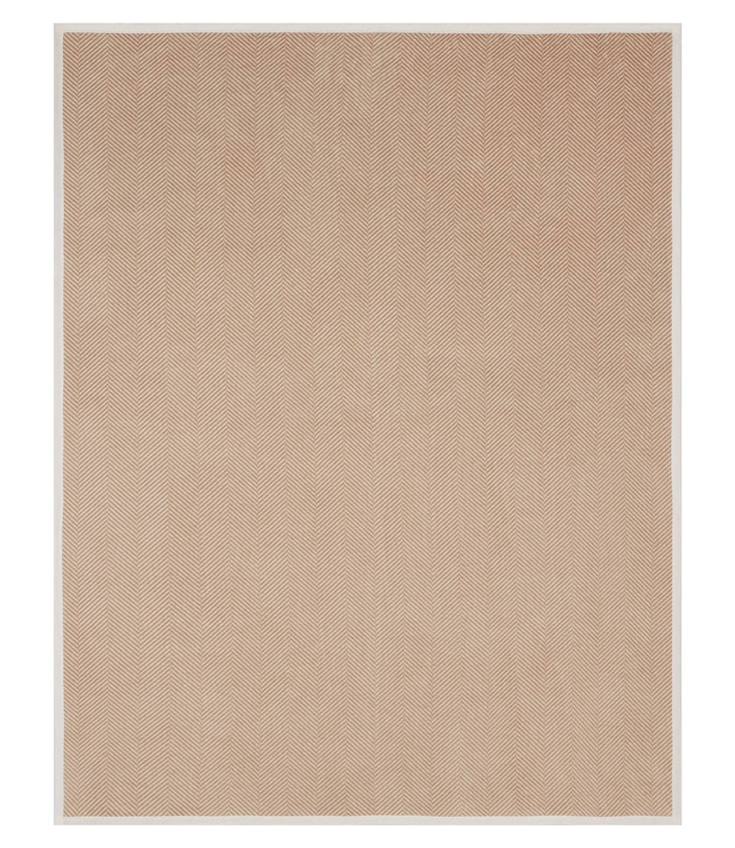 ChappyWrap Harborview Herringbone Tan Blanket