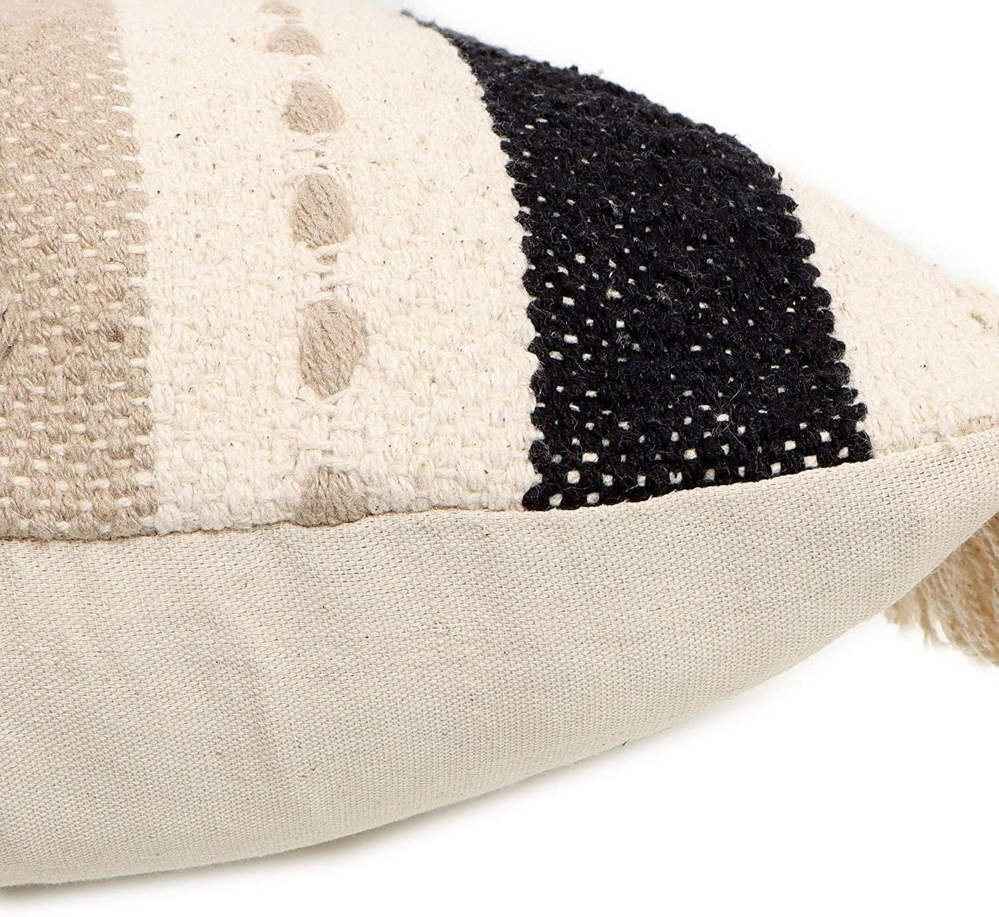 RedEarth Textured Throw Pillow Cover (18x18)