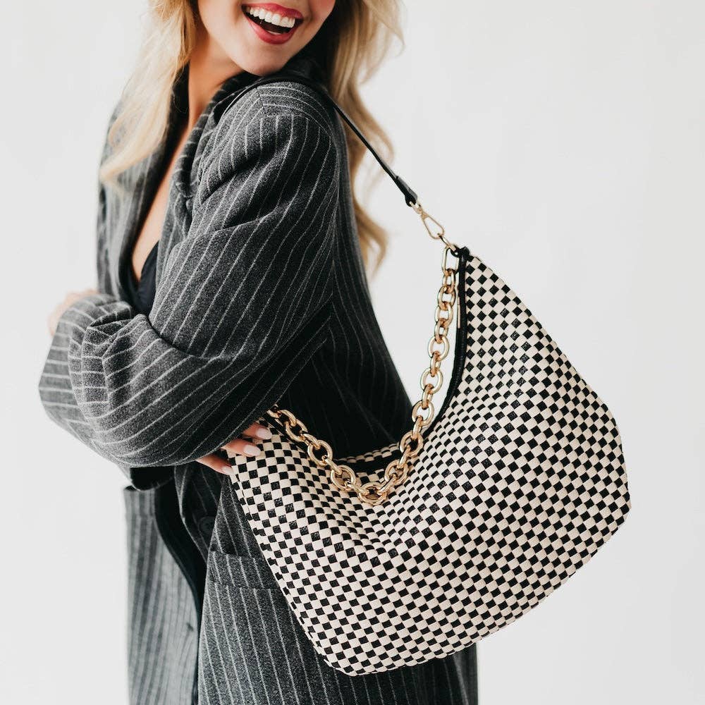 Sienna Slouchy Woven Shoulder Bag