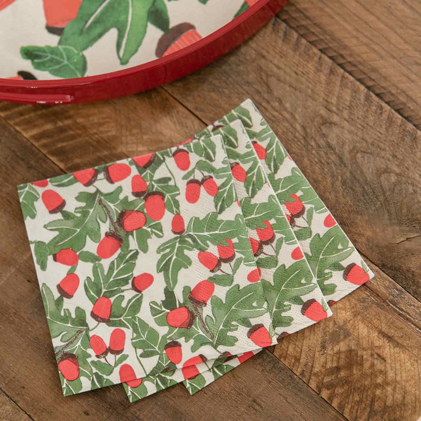 Holiday Acorn Paper Napkins