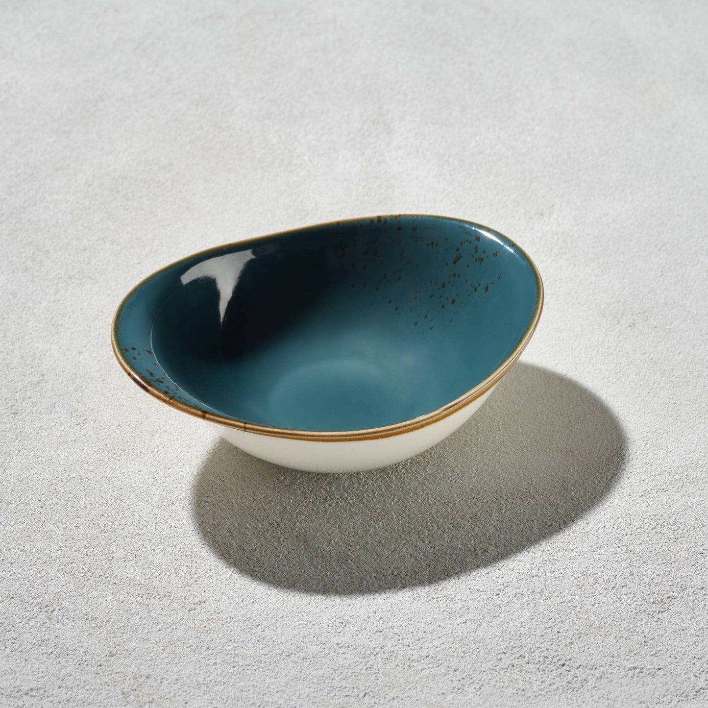 Terra - Oval Bowl, Dark Blue, 7.25" X 5.25"