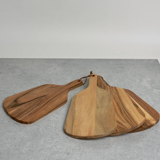 Acacia Wood Cheese Board (Set of 4)
