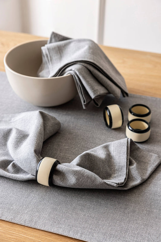 Woven Chambray Cotton Cloth Napkin (set of 4)
