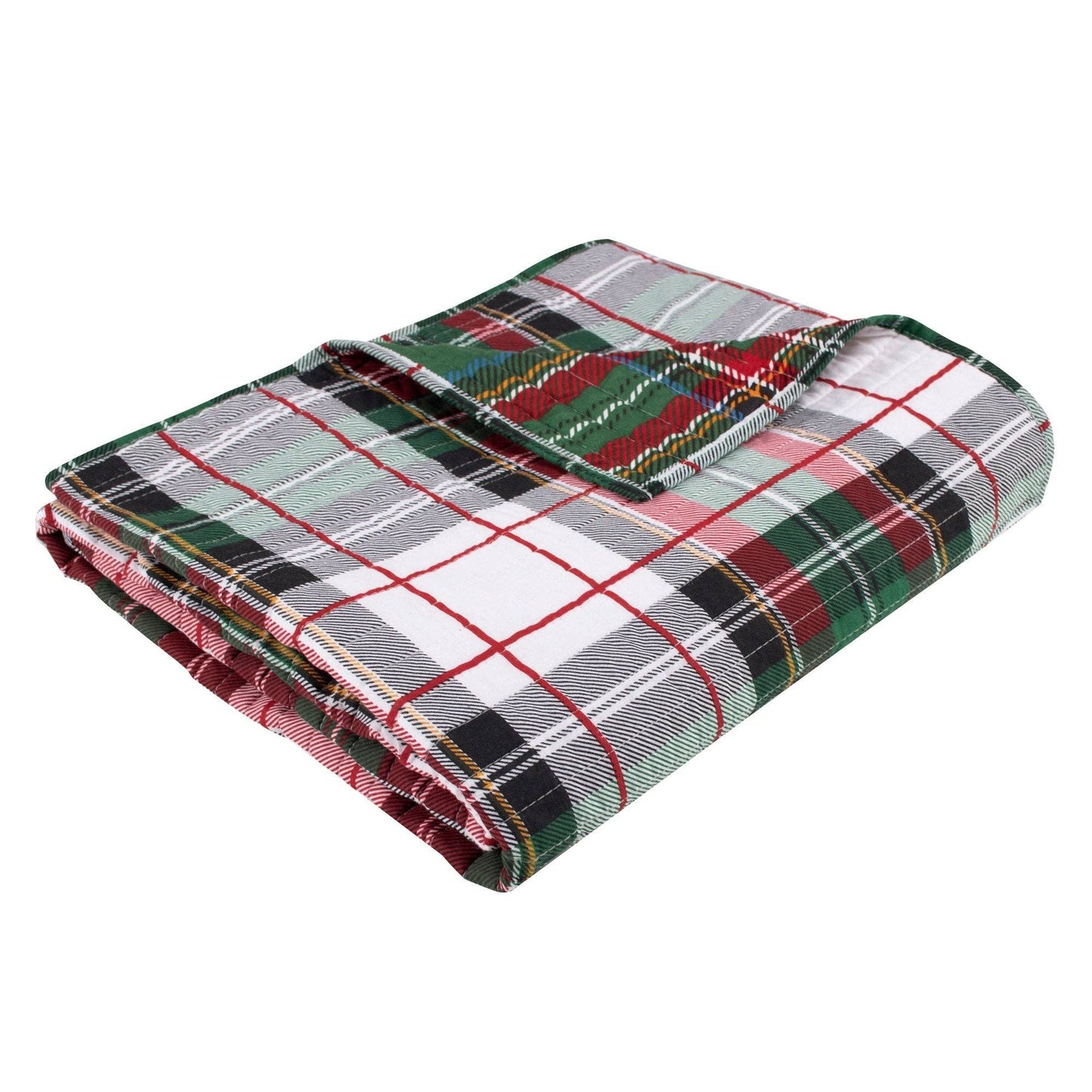 Spencer Plaid Quilted Throw