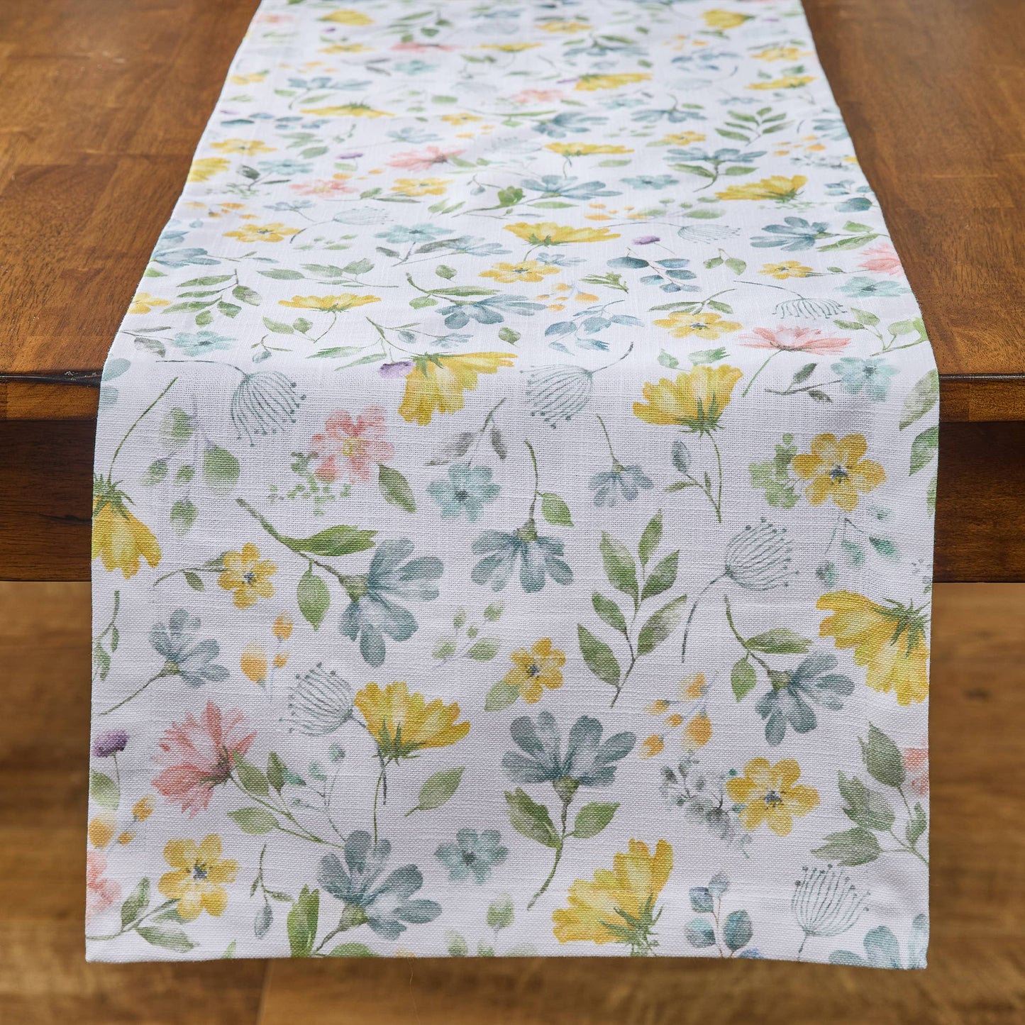 Spring Flowers Table Runner 15" X 72"