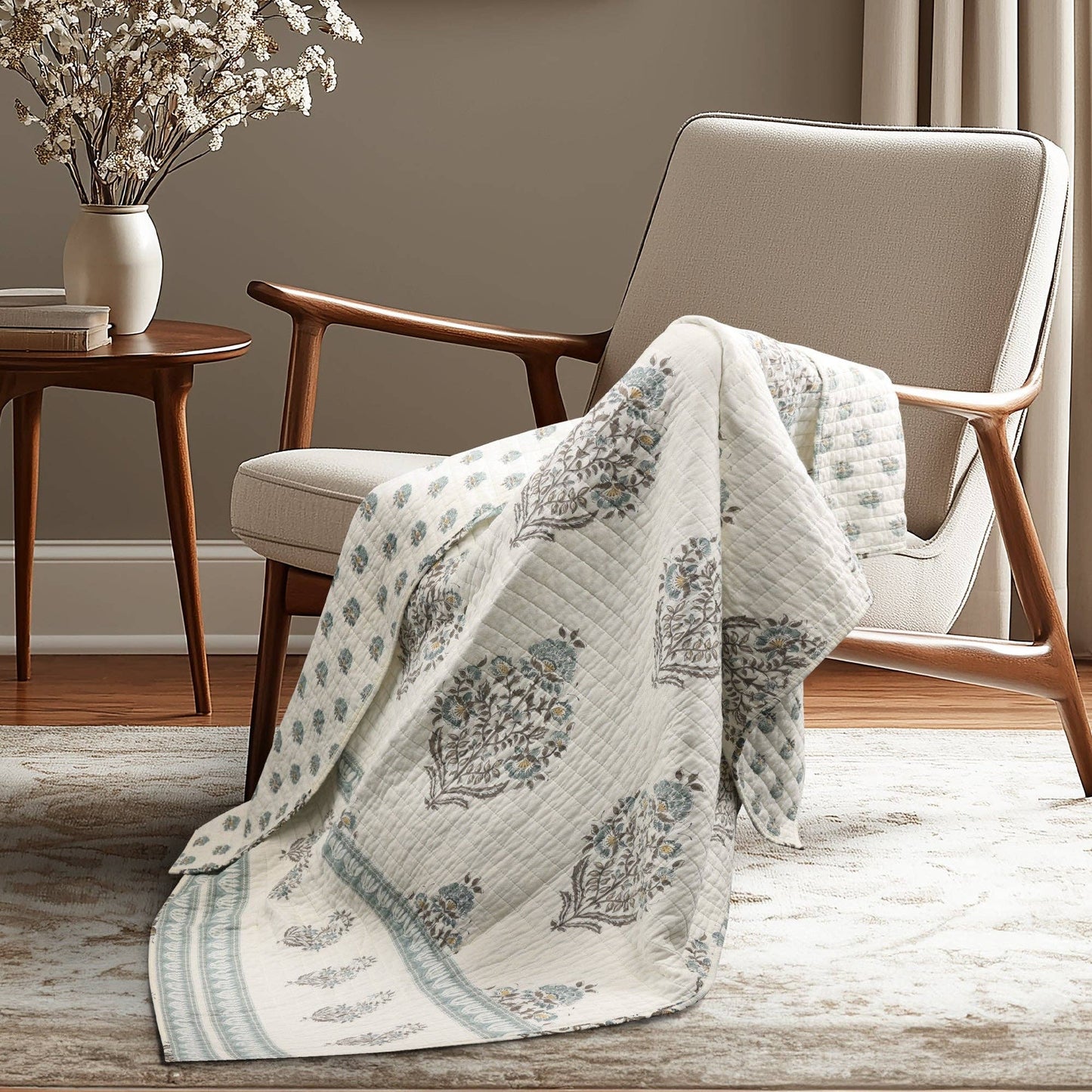 Kamira Quilted Throw Blanket