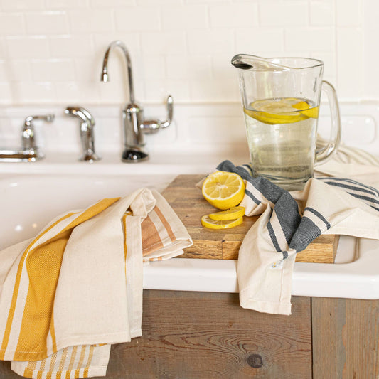 Colin Striped Kitchen Towels Cotton (set of 4)
