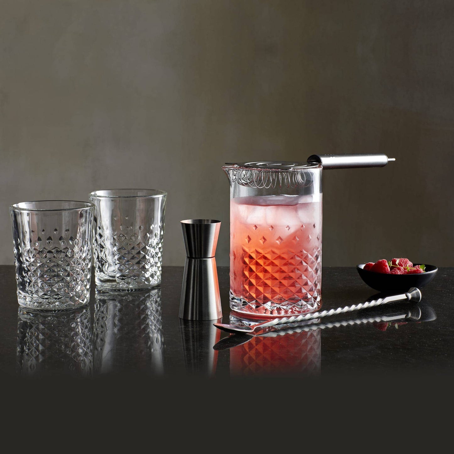 Libbey Classic Cocktail Carats 4 Piece Bar Mixing Set