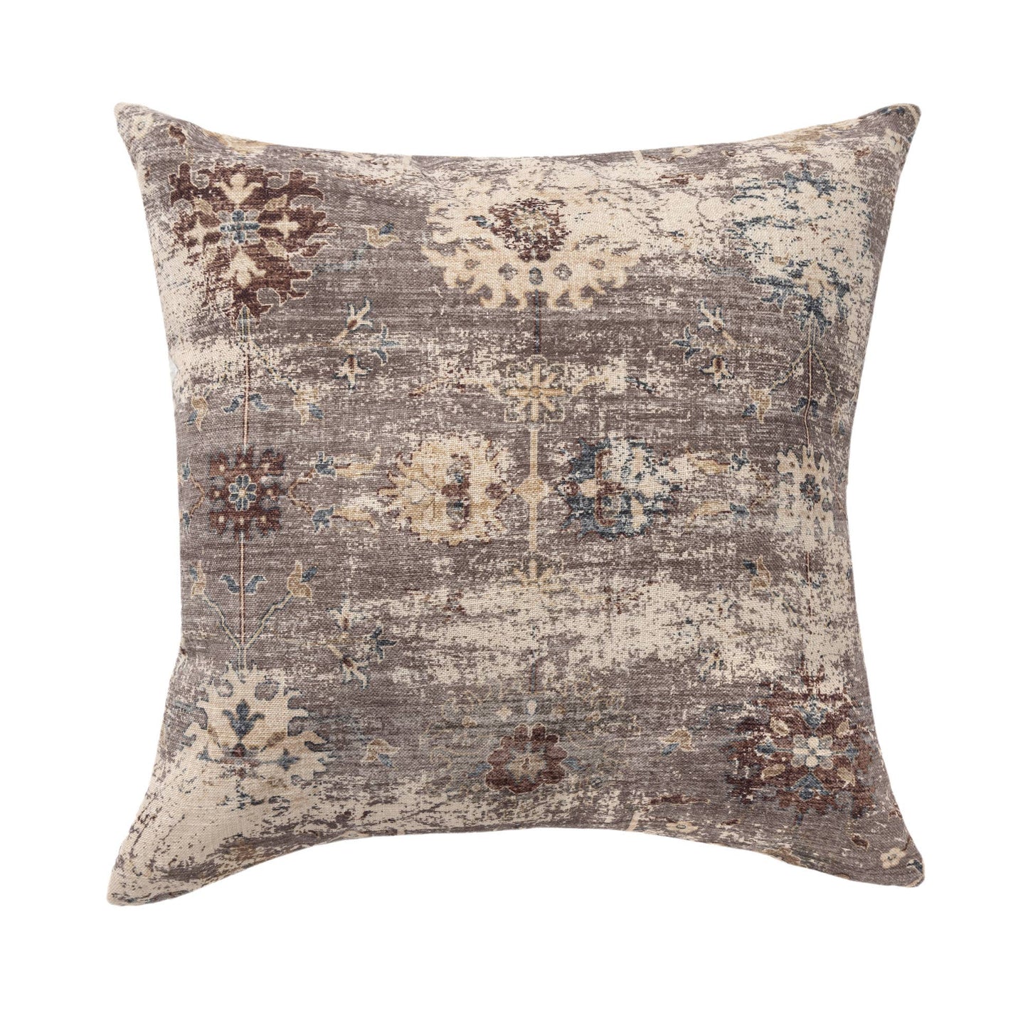 Bohemian Floral Throw Pillow 18"