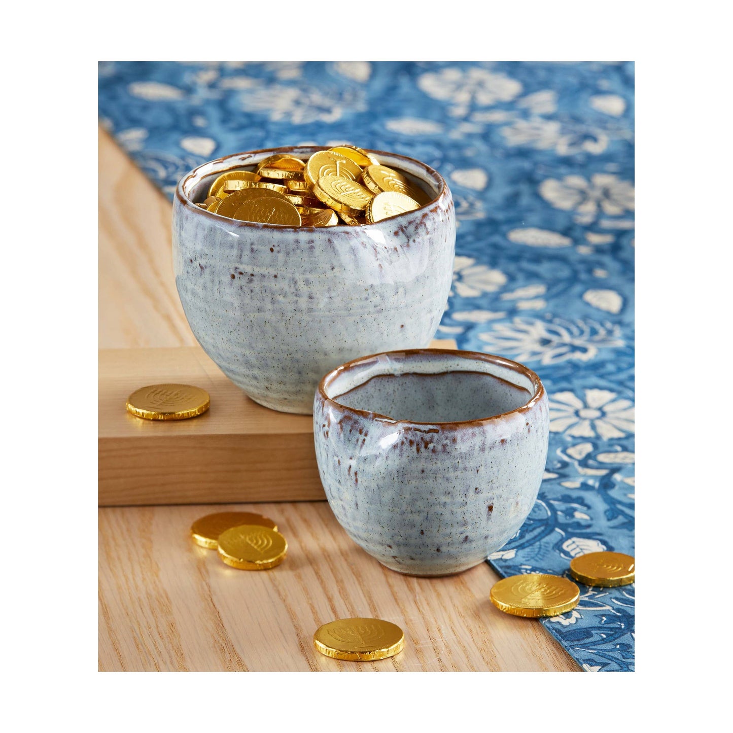 Reactive Glaze Pinch Bowl Large Snack Bowl