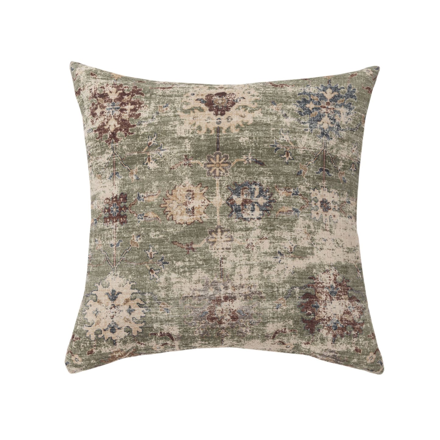 Bohemian Floral Throw Pillow 18"