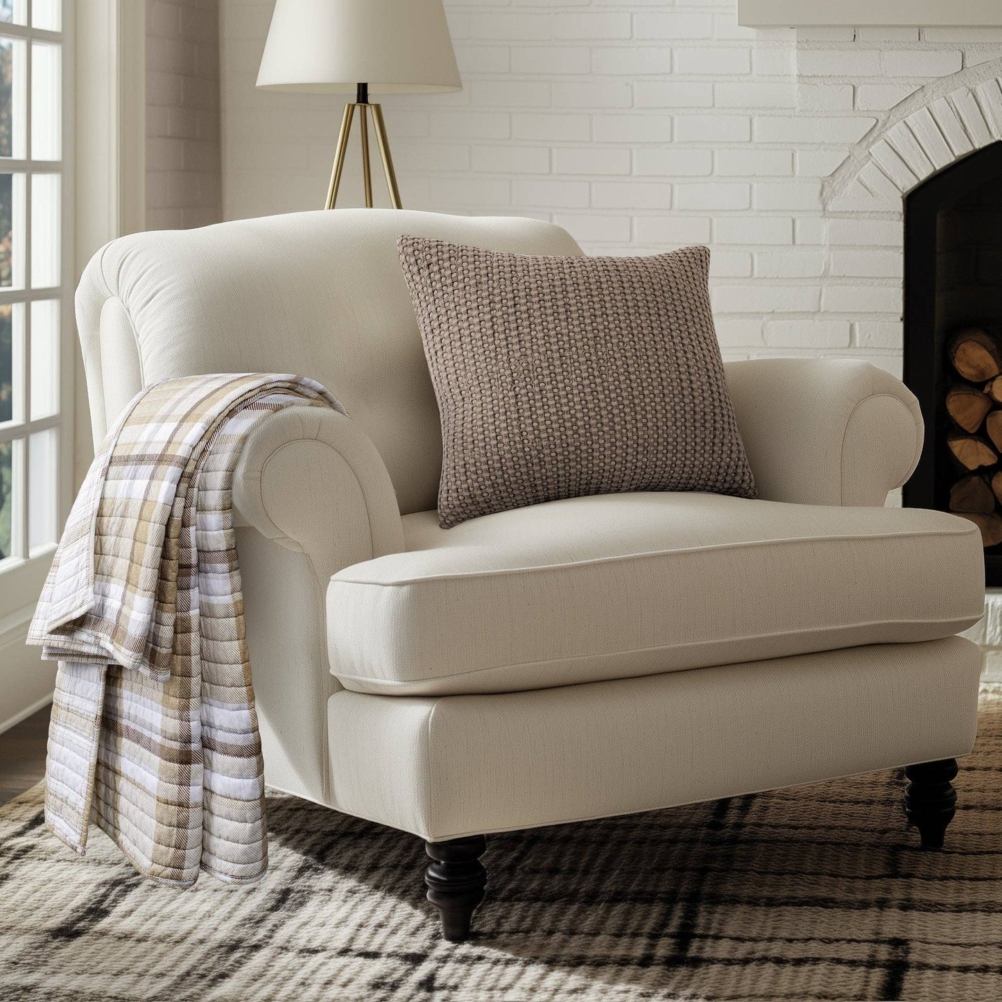 Spencer Plaid Quilted Throw