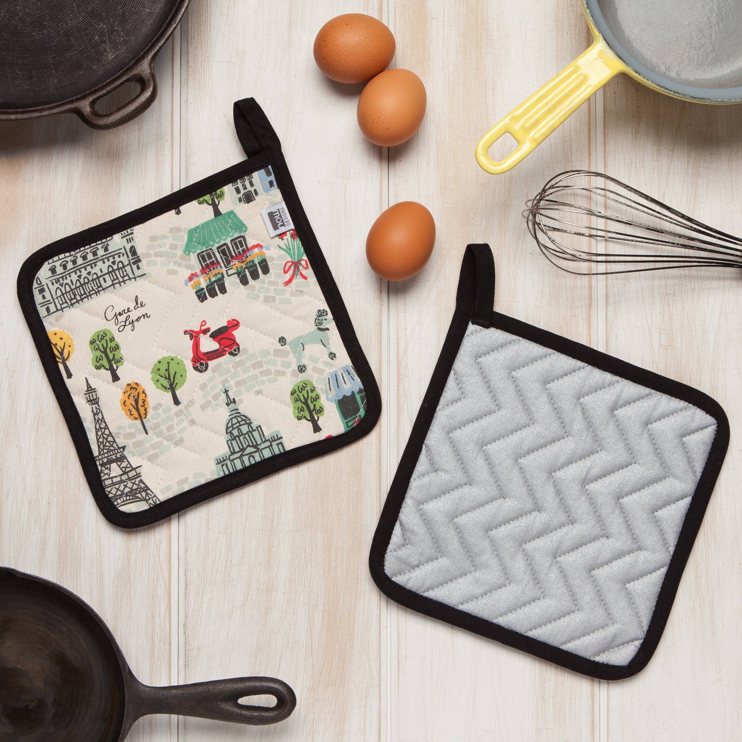 Meet Me In Paris Potholder