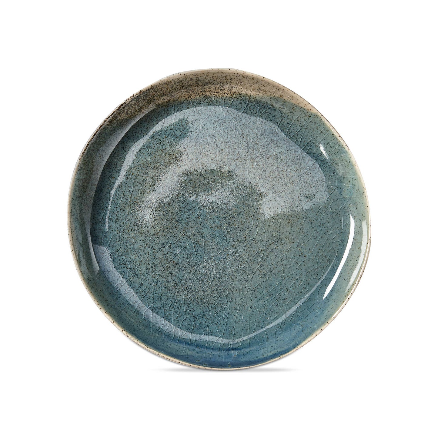Montauk Salad Plate Blue Porcelain Summer