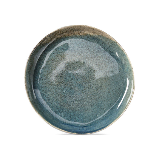 Montauk Salad Plate Blue Porcelain Summer