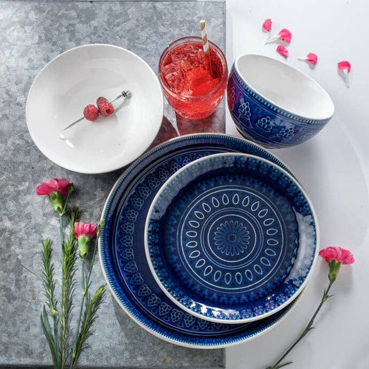 Fez Stoneware Cereal Bowl (Navy)