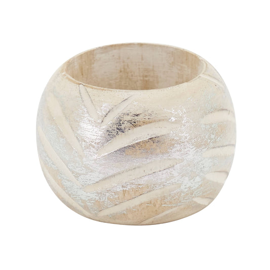 Foil Print Wood Napkin Ring