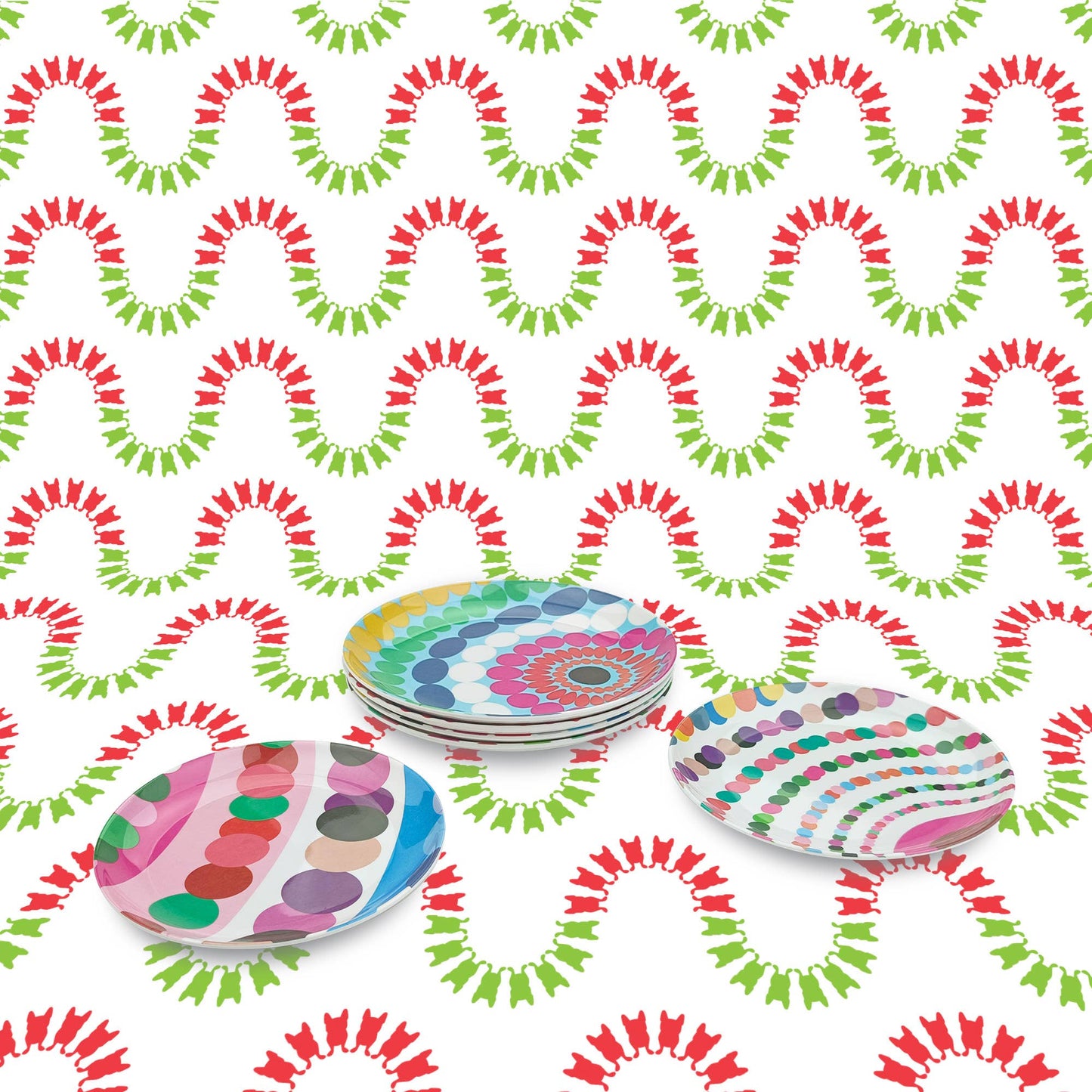 Bauble 6.5" Appetizer Plate - Set of 6
