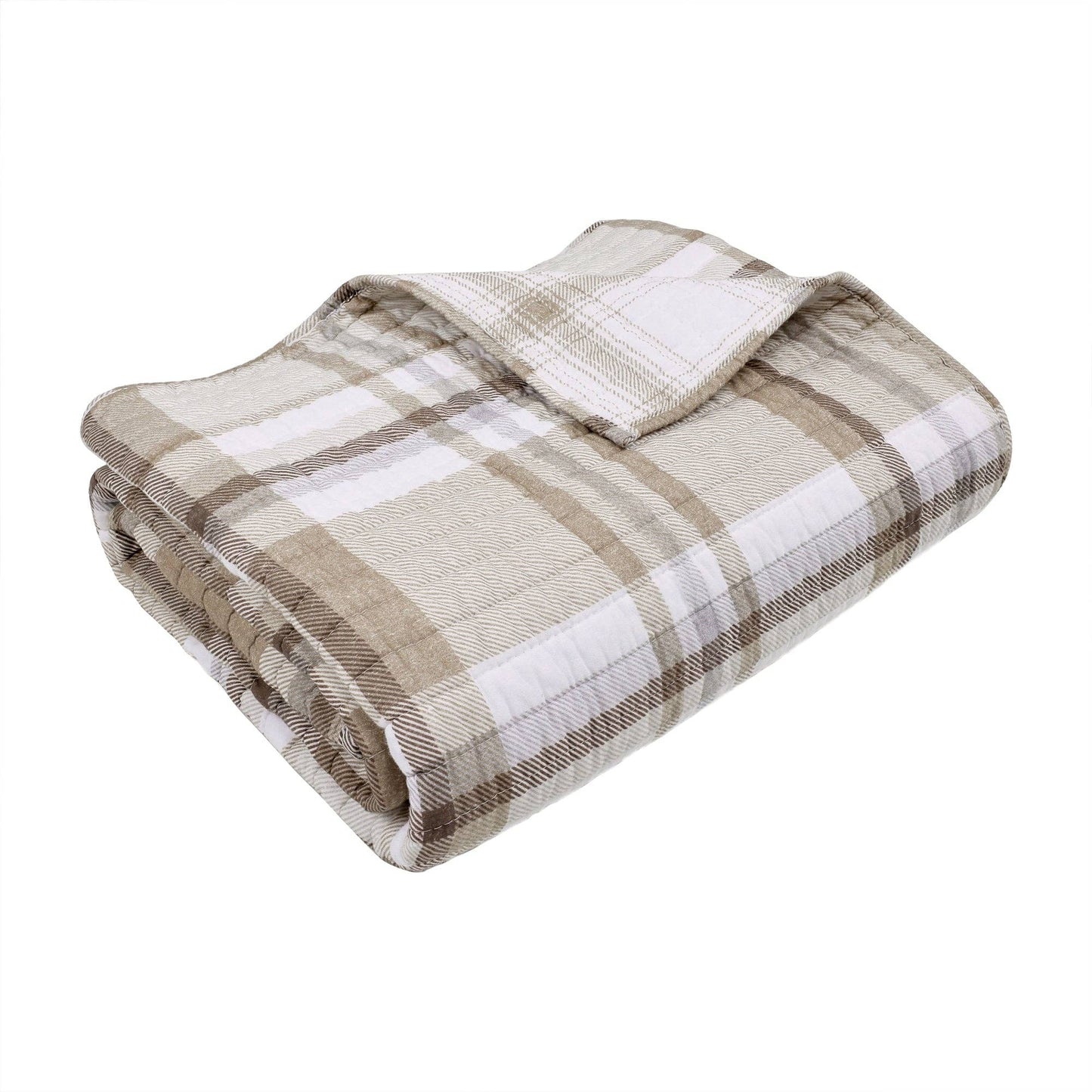 Spencer Plaid Quilted Throw