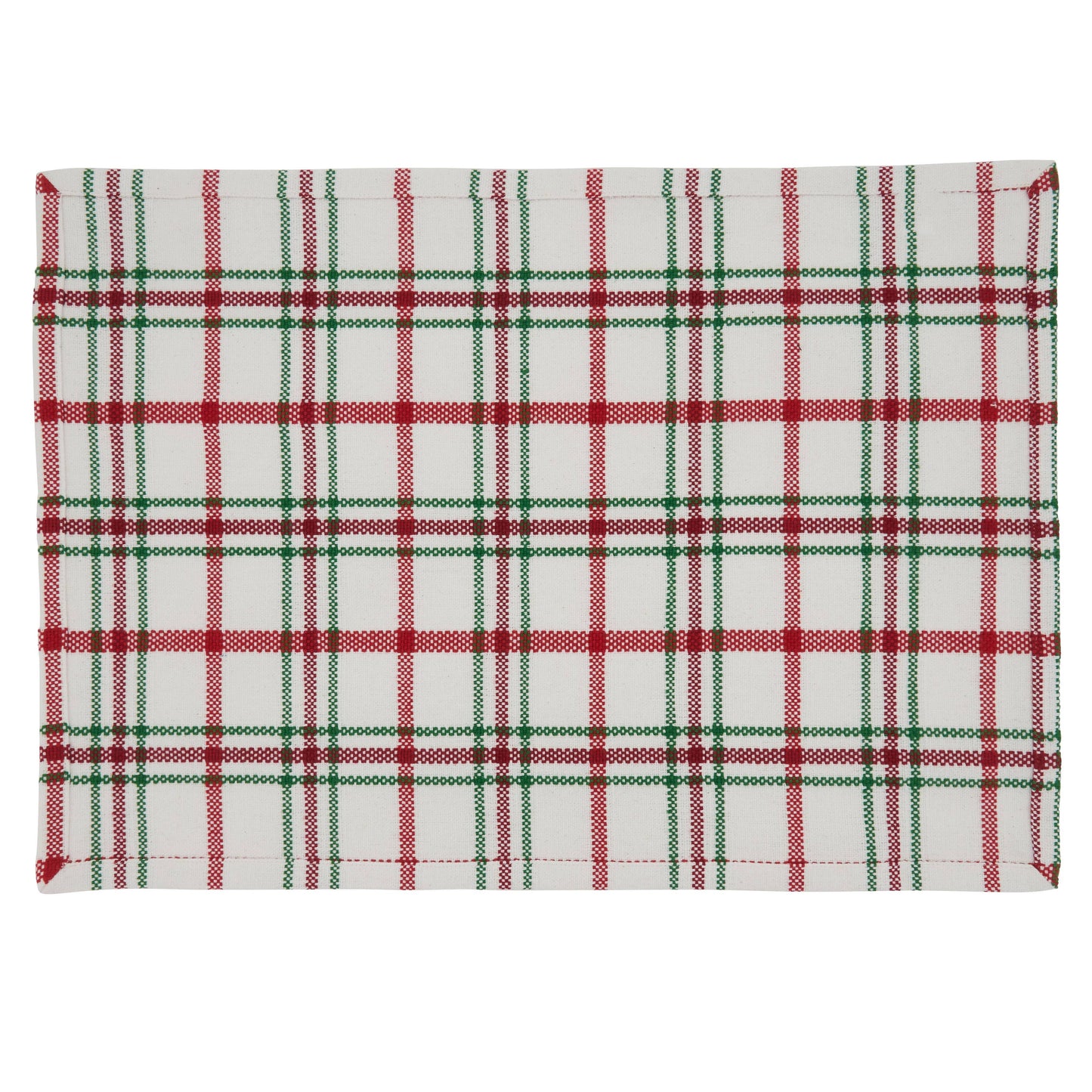 Red and Green Plaid Placemat