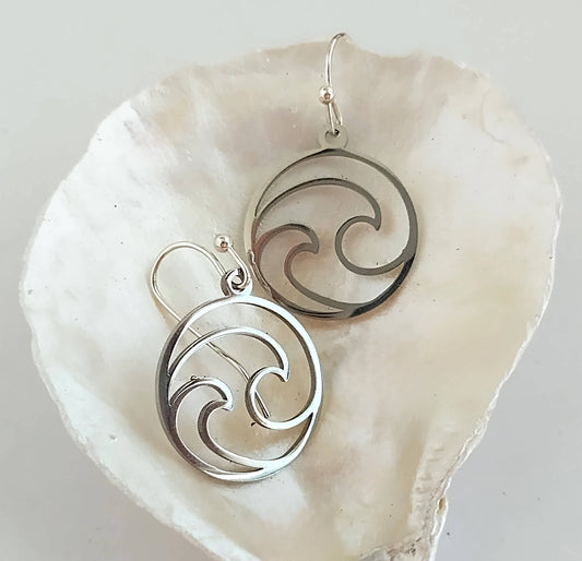 Modern Wave Earrings
