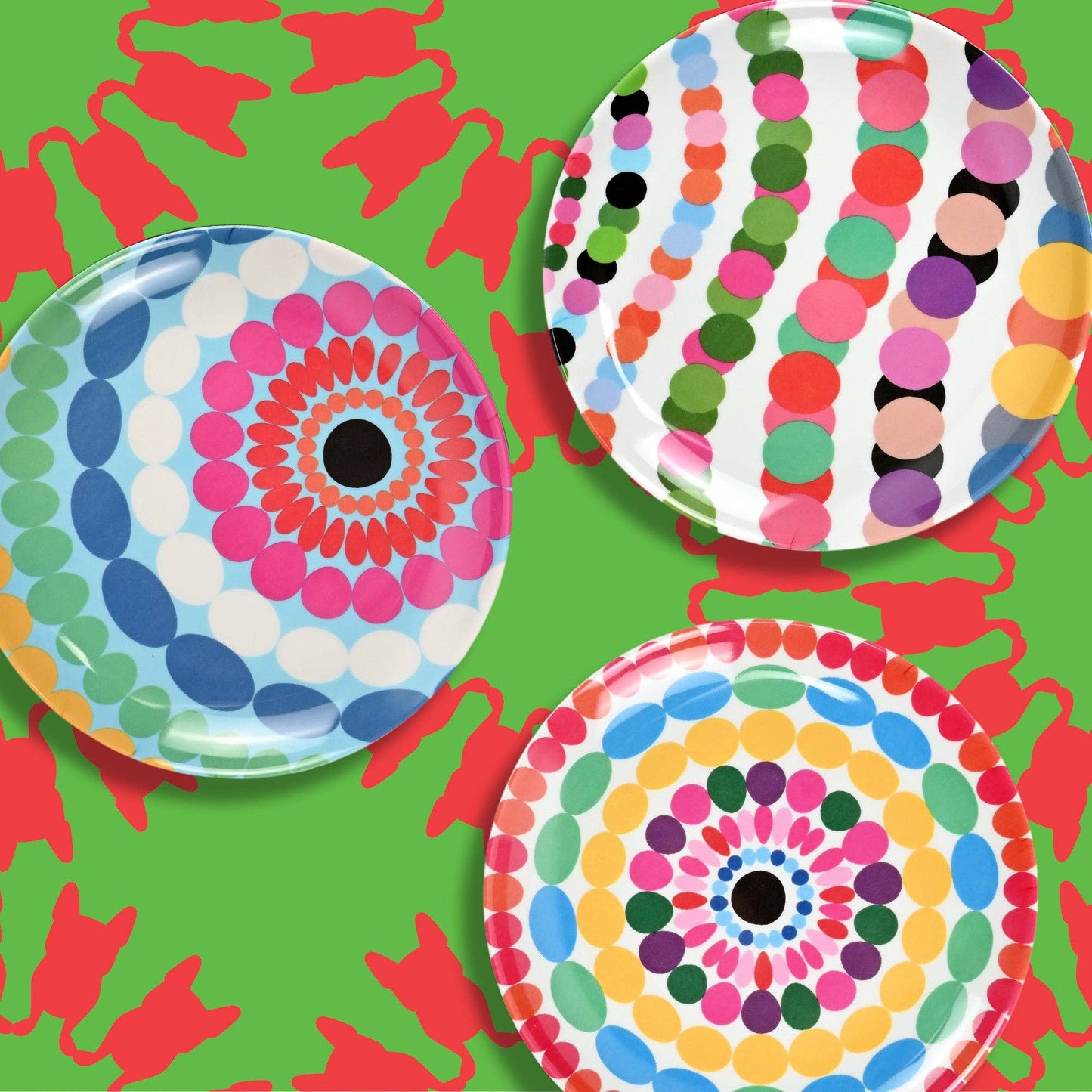 Bauble 6.5" Appetizer Plate - Set of 6