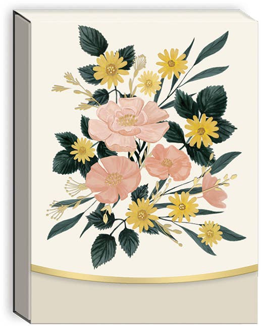 Pocket Notepad Cream Bouquet