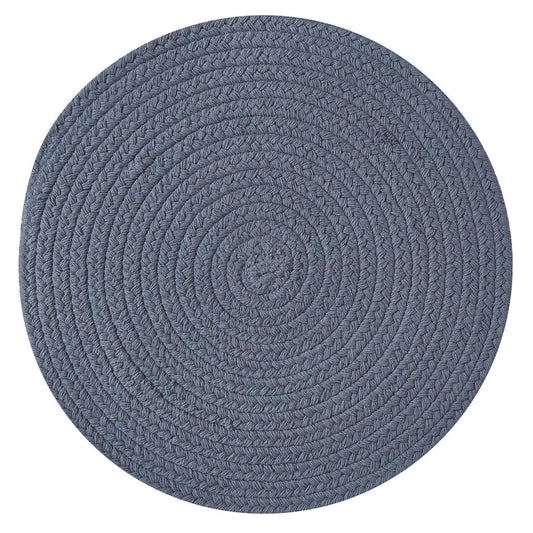 Essex Round Placemat - Marine Blue