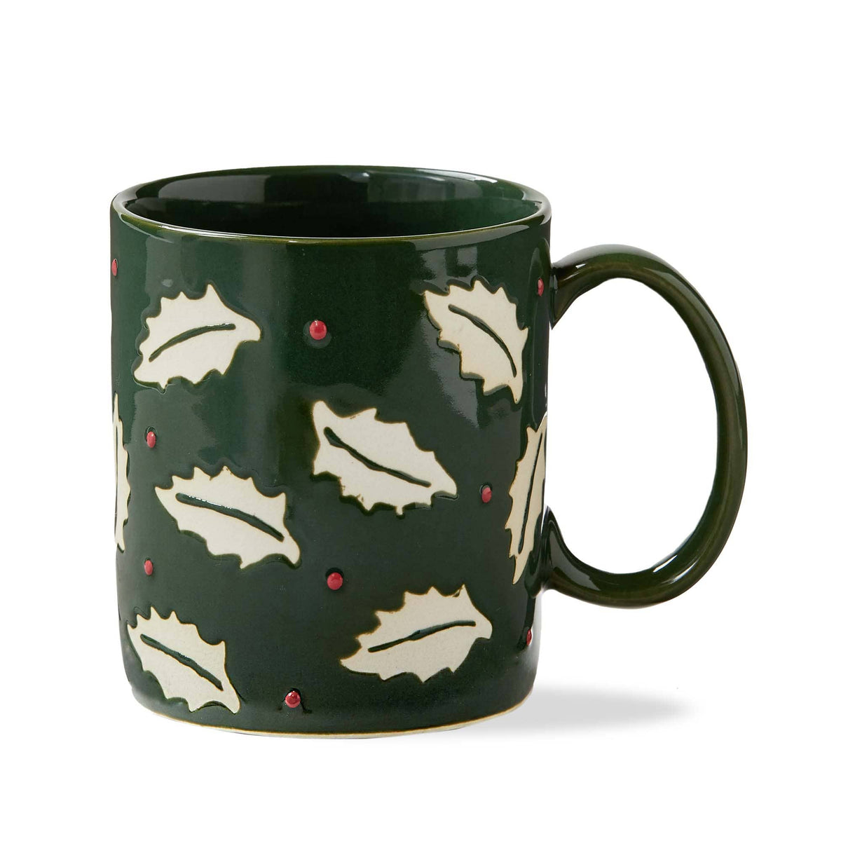 Holly Mug Multi Stoneware Christmas