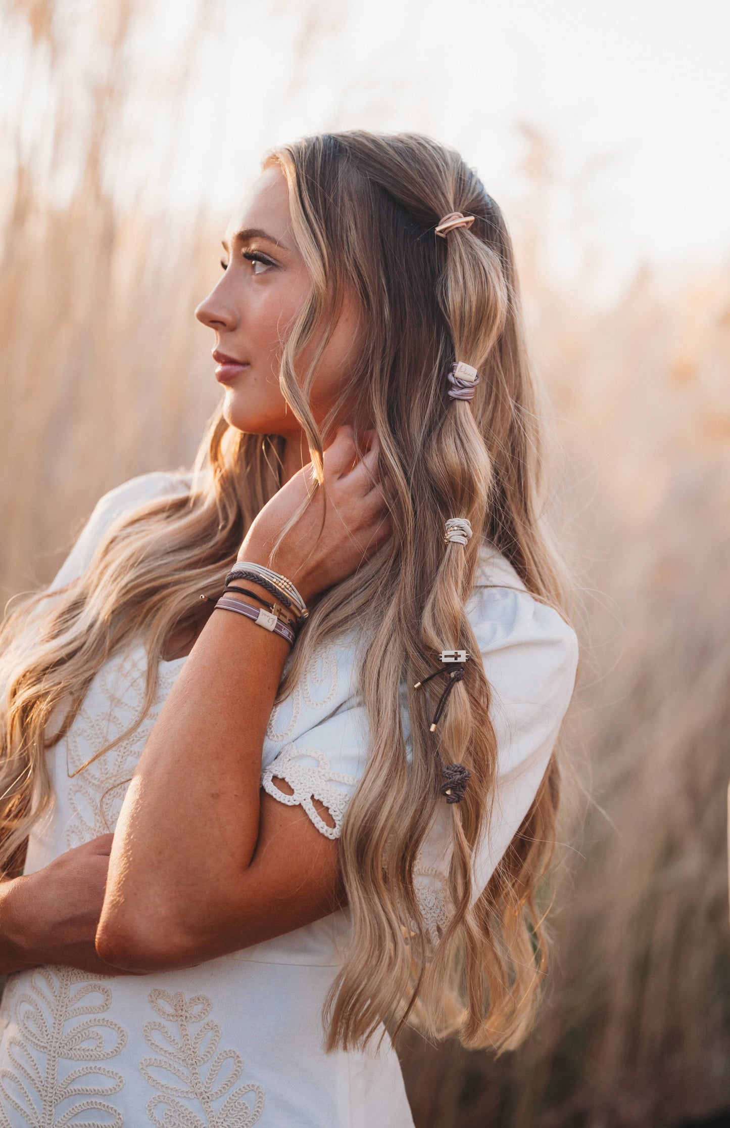 Faith Hair-Tie Bracelet