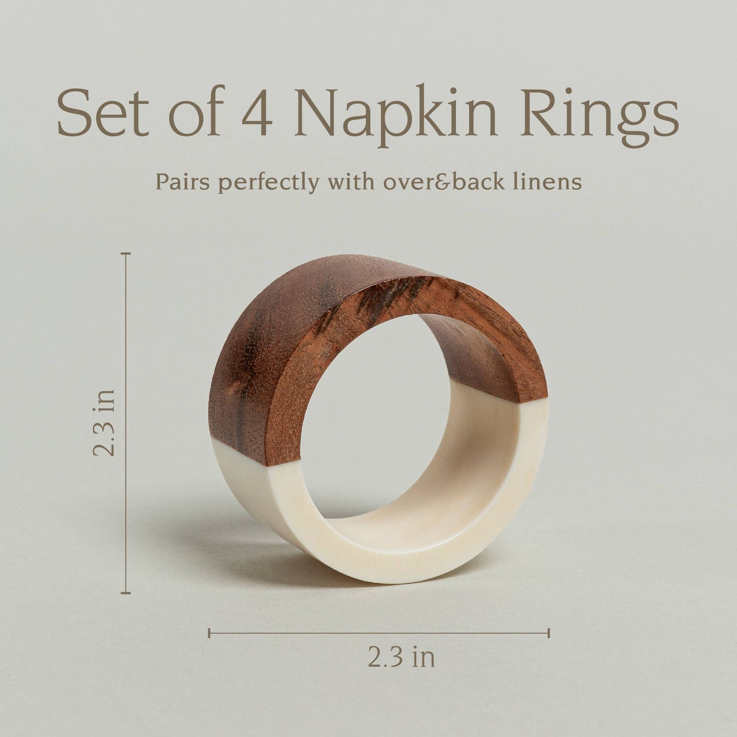 Handmade Resin Napkin Rings