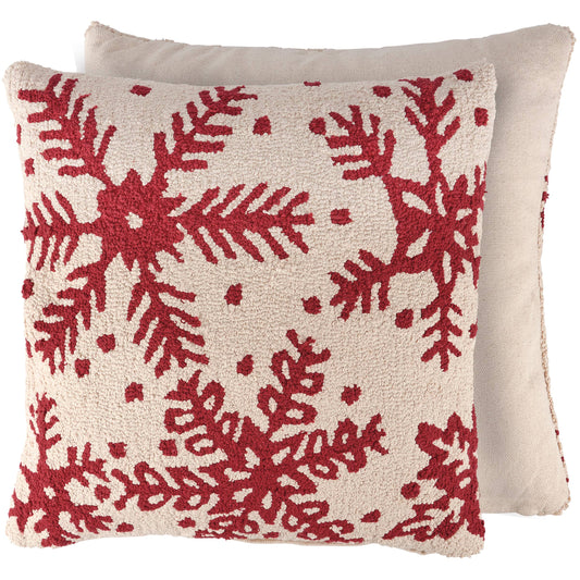 Snowflakes Pillow 18"