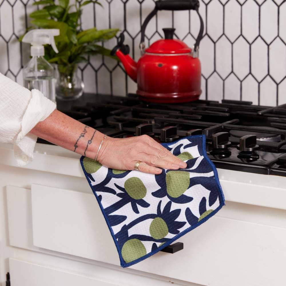 Anemone Poppy Eco Dish Cloth (Set of 3)