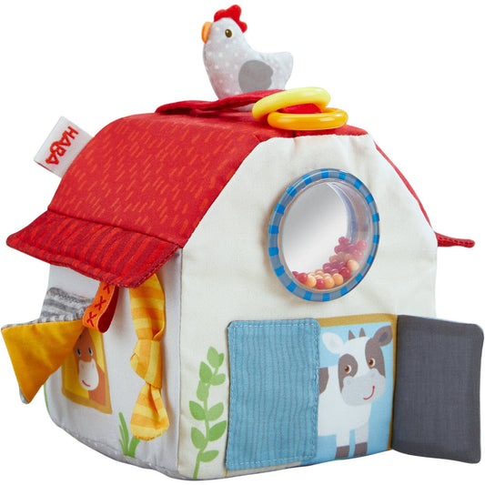 Farmyard Play Cube | Multi-Activity Wooden Toy for Toddlers