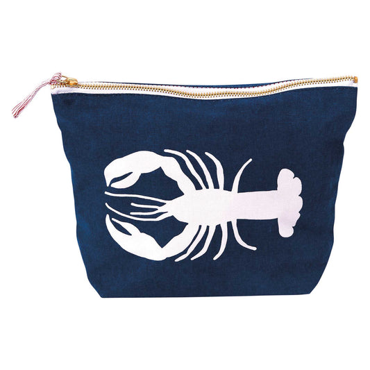 Lobster Navy Pouch, Large