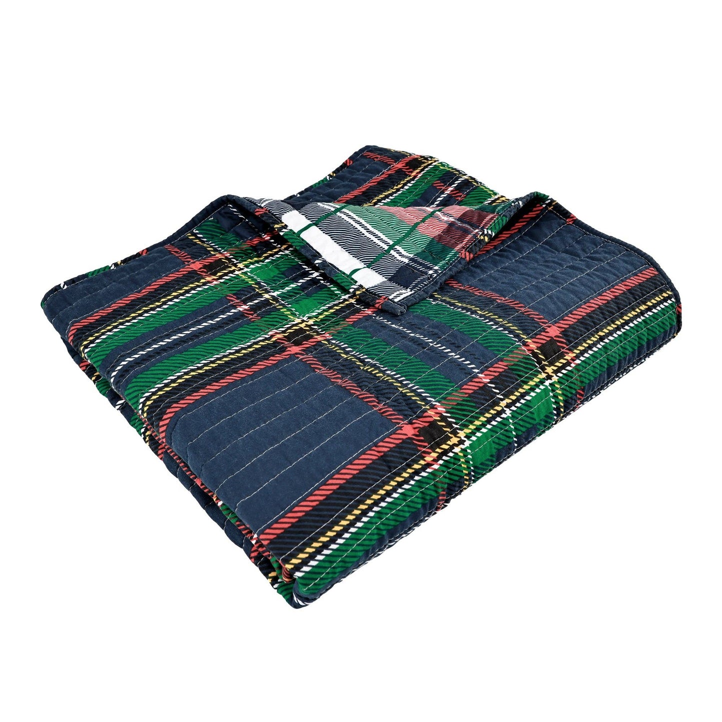 Spencer Plaid Quilted Throw